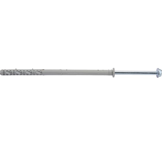 Фасадный дюбель с шурупом STARFIX 10x200 мм, нейлон, гриб, TECHKREP 25 шт. SMP-22825-25