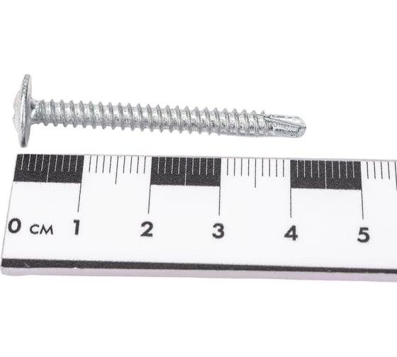 Саморезы Gigant 4,2x41, полусфера, сверло, цинк, 1 кг (примерно 308 шт) 123578