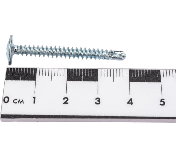 Саморезы Gigant 4,2x38, полусфера, сверло, цинк, 400 шт. 123600