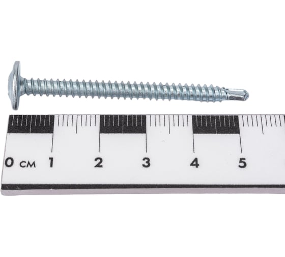 Саморезы Gigant 4,2x51, полусфера, сверло, цинк, 200 шт. 123602