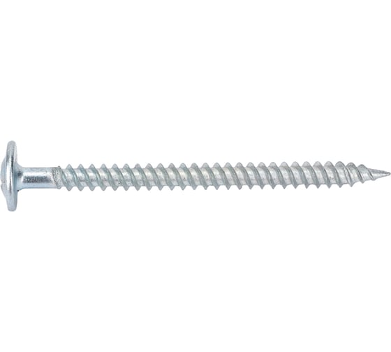 Саморезы Gigant 4,2x57, полусфера, острый, цинк, 500 шт. 123595 1