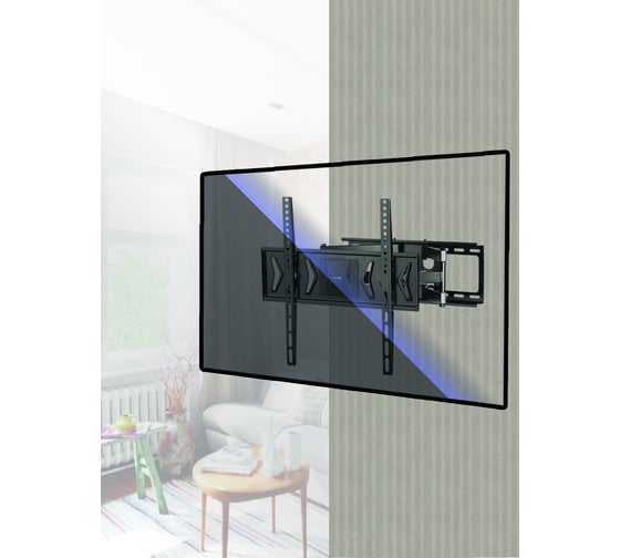 Наклонно-поворотный кронштейн TRESS 32"-55" черный WM-1044M WM 1044M