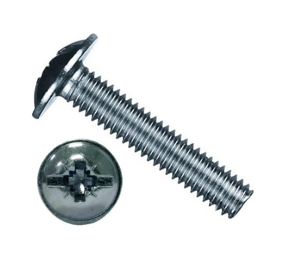 Винт с полукруглой головкой Невский Крепеж DIN 967, цинк M4x10 1 кг 830495
