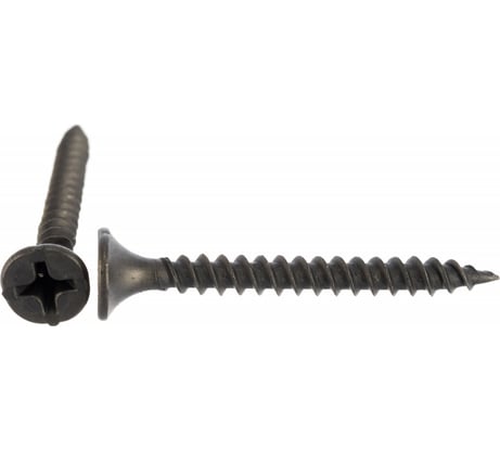 Саморезы Gigant 3,5x35, потайная головка, частая резьба, оксидированный, 1 кг. 123613
