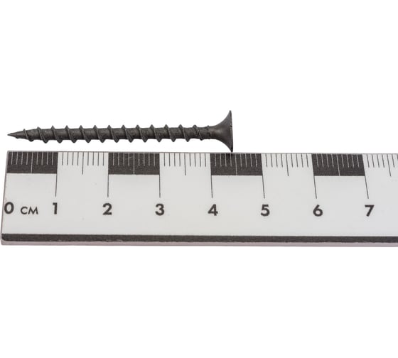 Саморезы Gigant 3,5x45, потайная головка, крупный шаг, оксидированный, 1 кг (примерно 401 шт) 123530