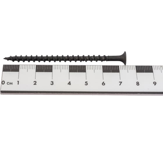 Саморезы Gigant 4,2x75, потайная головка, крупный шаг, оксидированный, 1 кг (примерно 195 шт) 123535