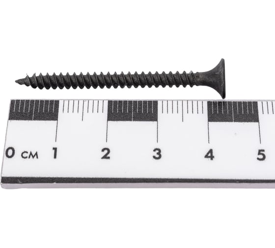 Саморезы Gigant 3,5x45, потайная головка, частая резьба, оксидированный, 1 кг (403 шт) 123615