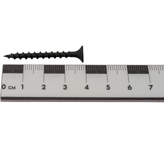 Саморезы Gigant 3,5x41, потайная головка, крупный шаг, оксидированный, 400 шт. 123550