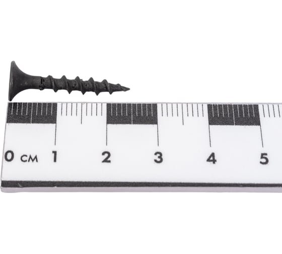 Саморезы Gigant 3,5x25, потайная головка, крупный шаг, оксидированный, 800 шт. 123547