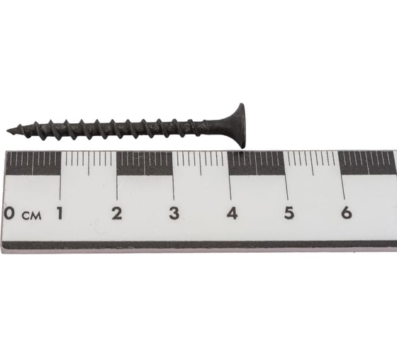Саморезы Gigant 3,5x45, потайная головка, крупный шаг, оксидированный, 400 шт. 123551