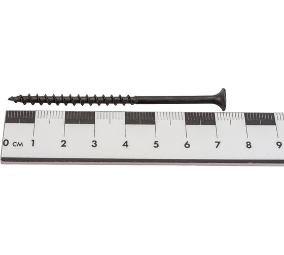 Саморезы Gigant 4,2x75, потайная головка, крупный шаг, оксидированный, 200 шт. 123557