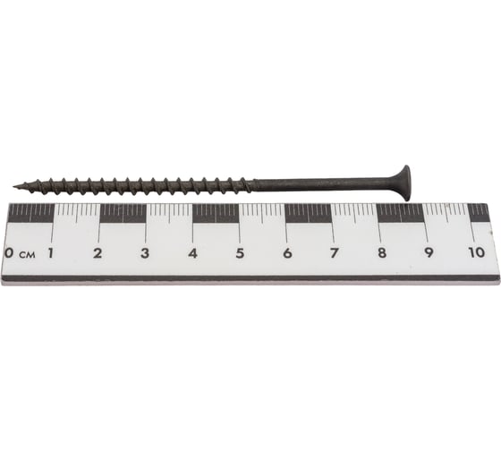 Саморезы Gigant 4,2x90, потайная головка, крупный шаг, оксидированный, 100 шт. 123558