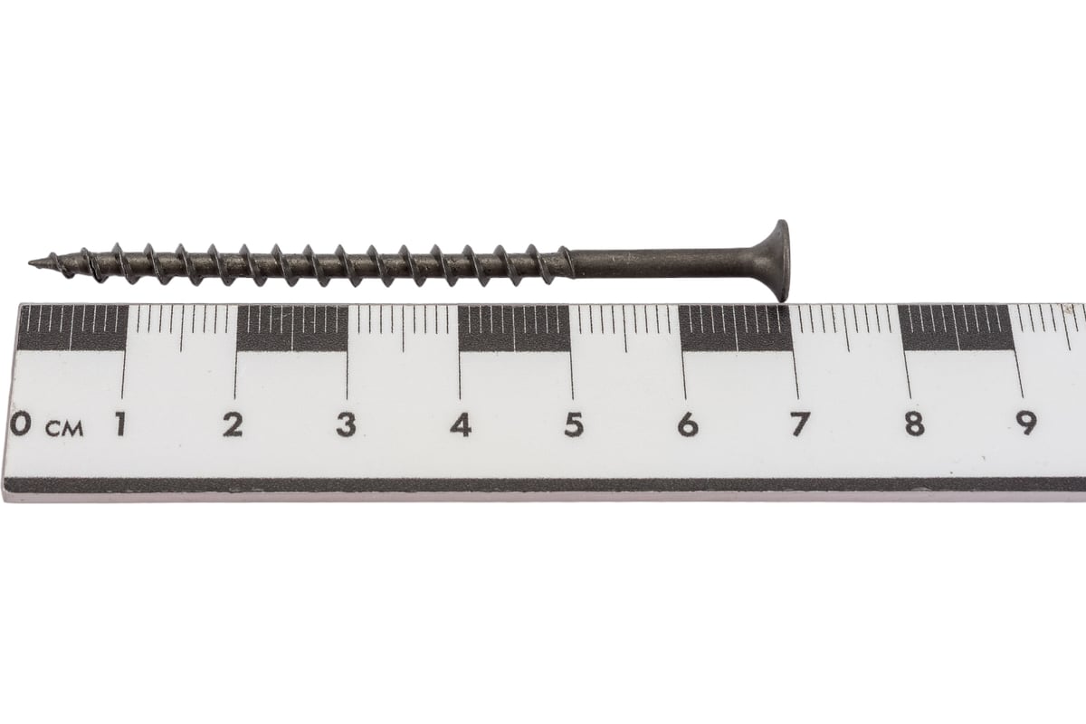 Саморезы Gigant 4,2x70, потайная головка, крупный шаг, оксидированный ...