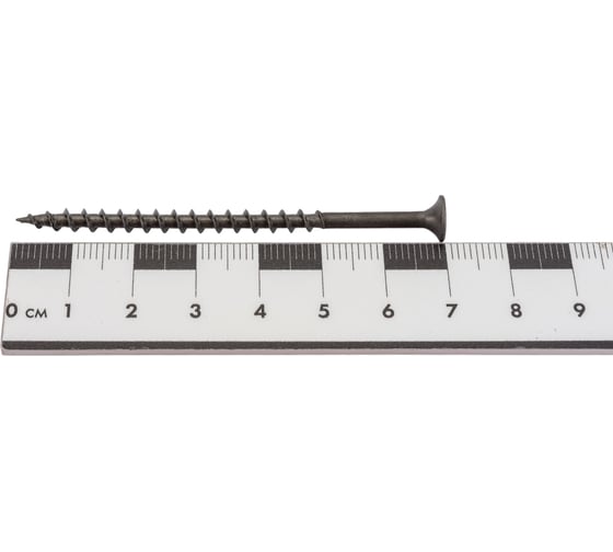Саморезы Gigant 4,2x70, потайная головка, крупный шаг, оксидированный, 200 шт. 123556