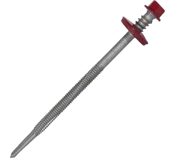 Саморез для сэндвич-панелей HARDWEX ТМ HWX16-P20-6.3/5.5x105 мм, св.№6, RUSPERT, RAL 3003, 100 шт. 5190002407893 1