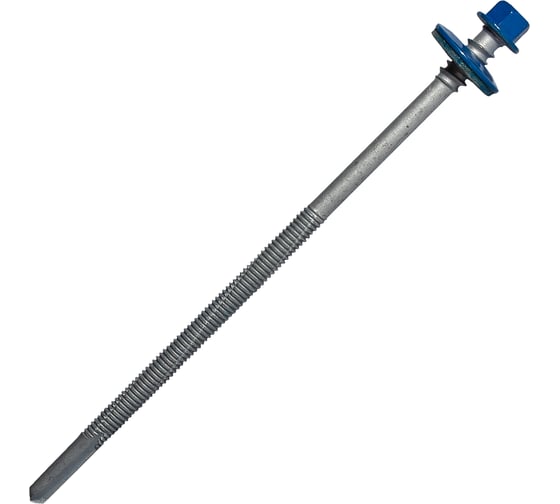 Саморез для сэндвич-панелей HARDWEX ТМ HWX16-P20-6.3/5.5x140 мм, св.№6, RUSPERT, RAL 5005, 100 шт. 5190002408265