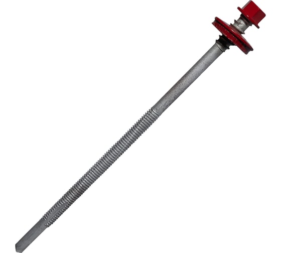 Саморез для сэндвич-панелей HARDWEX ТМ HWX16-P20-6.3/5.5x140 мм, св.№6, RUSPERT, RAL 3003, 100 шт. 5190002408203