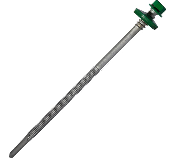 Саморез для сэндвич-панелей HARDWEX ТМ HWX16-P20-6.3/5.5x140 мм, св.№6, RUSPERT, RAL 6029, 100 шт. 5190002408319