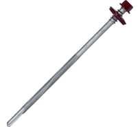 Саморез для сэндвич-панелей HARDWEX ТМ HWX16-P20-6.3/5.5x140 мм, св.№6, RUSPERT, RAL 3005, 100 шт. 5190002408210