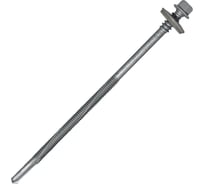Саморез для сэндвич-панелей HARDWEX ТМ HWX16-P20-6.3/5.5x140 мм, св.№6, RUSPERT, RAL 9006, 100 шт. 5190002408401