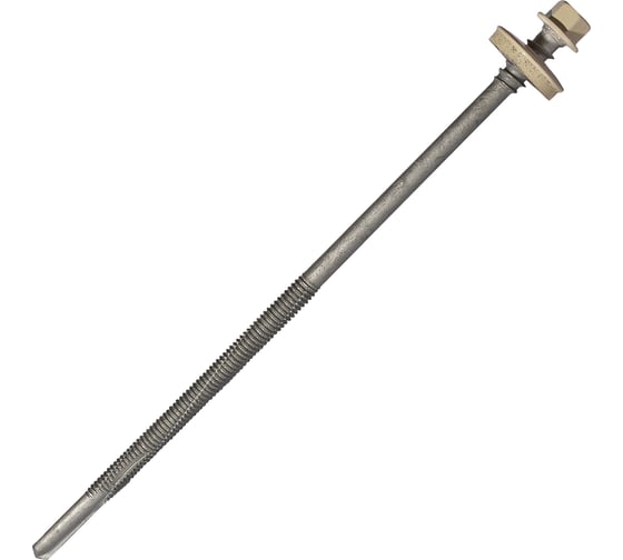 Саморез для сэндвич-панелей HARDWEX ТМ HWX16-P20-6.3/5.5x160 мм, св.№6, RUSPERT, RAL 1015, 50 шт. 5190002408463