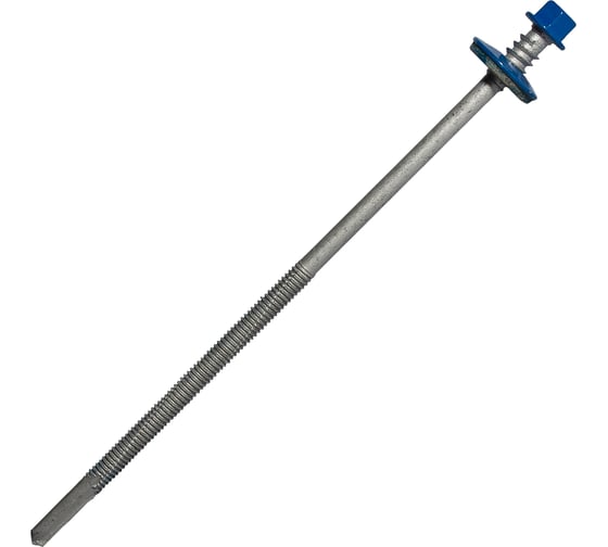 Саморез для сэндвич-панелей HARDWEX ТМ HWX16-P20-6.3/5.5x160 мм, св.№6, RUSPERT, RAL 5005, 50 шт. 5190002408555