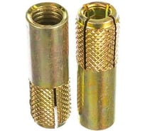 Забивной латунный анкер МЕТИЗНЫЙ ДВОР M10/12x35, 100 шт. 4607159069313