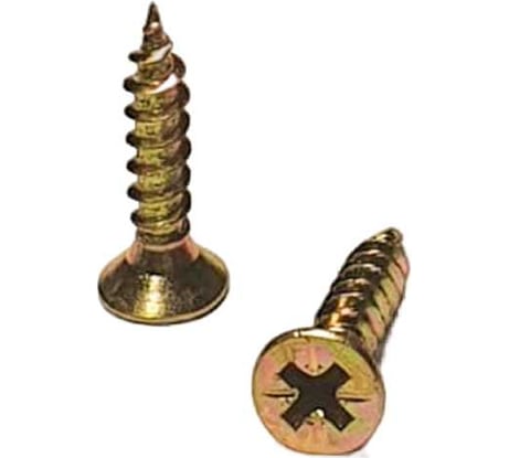 Саморез желтый универсальный оцинкованный с потайной головкой 4.0x20 мм, pz2, 10 кг GSMETZ 1034020