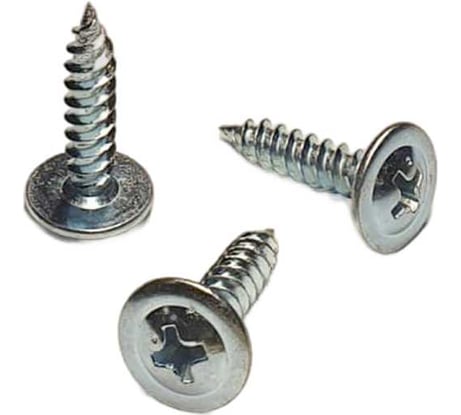 Саморез белый с прессшайбой оцинкованный 4,2x19 мм, ph2, 10 кг GSMETZ 1024219