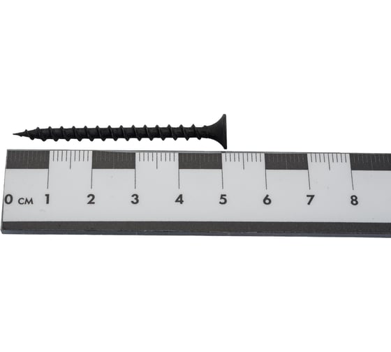 Черный саморез по дереву GSMETZ 3.5x51 мм, фосфатированный, 10 кг, 3846 шт., ph2 1003551