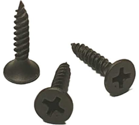 Саморез черный усиленный фосфатированный по металлу 3.5x19 мм, ph2, 10 кг GSMETZ 1013519