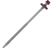 Саморез для сэндвич-панелей HARDWEX ТМ HWX5-P10-6.3/5.5x135 мм, св.№3, RUSPERT, RAL 3009, 100 шт. 5190000240638