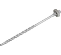 Саморез для сэндвич-панелей HARDWEX ТМ HWX5-P10-6.3/5.5x135 мм, св.№3, RUSPERT, RAL 7004, 100 шт. 5190002407145