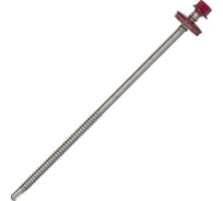 Саморез для сэндвич-панелей HARDWEX ТМ HWX5-P10-6.3/5.5x160 мм, св.№3, RUSPERT, RAL 3003, 50 шт. 5190002407312