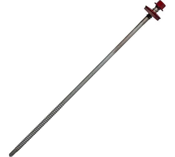 Саморез для сэндвич-панелей HARDWEX ТМ HWX5-P10-6.3/5.5x190 мм, св.№3, RUSPERT, RAL 3003, 50 шт. 5190002407602