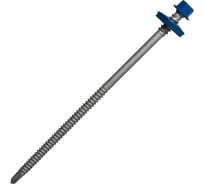 Саморез для сэндвич-панелей HARDWEX ТМ HWX5-P10-6.3/5.5x160 мм, св.№3, RUSPERT, RAL 5005, 50 шт. 5190002407374