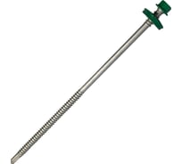 Саморез для сэндвич-панелей HARDWEX ТМ HWX5-P10-6.3/5.5x160 мм, св.№3, RUSPERT, RAL 6029, 50 шт. 5190002407428