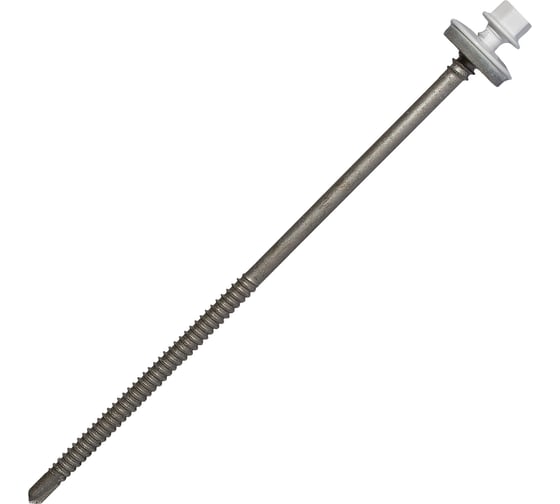 Саморез для сэндвич-панелей HARDWEX ТМ HWX5-P10-6.3/5.5x160 мм, св.№3, RUSPERT, RAL 9016, 50 шт. 5190002407534