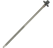 Саморез для сэндвич-панелей HARDWEX ТМ HWX5-P10-6.3/5.5x160 мм, св.№3, RUSPERT, RAL 7005, 50 шт. 5190002407442