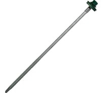 Саморез для сэндвич-панелей HARDWEX ТМ HWX5-P10-6.3/5.5x190 мм, св.№3, RUSPERT, RAL 6005, 50 шт. 5190002407701