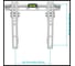 Фиксированный кронштейн для ТВ с наклоном Absolute Comfort 13-43" белый АС-3-2/2 3