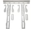 Фиксированный кронштейн для ТВ с наклоном Absolute Comfort 13-43" белый АС-3-2/2 4