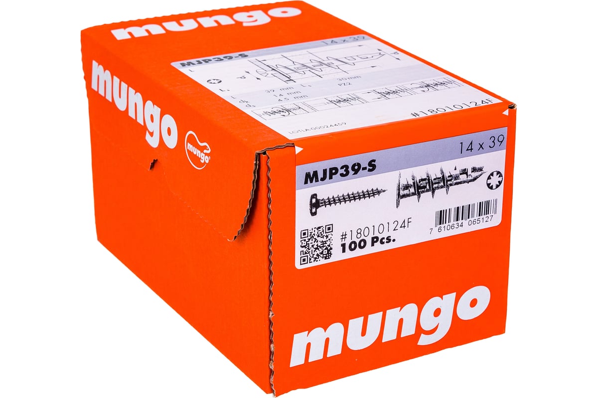 Дюбель джет плаг mungo mjp 39 для крепления к гипсокартону 1801012