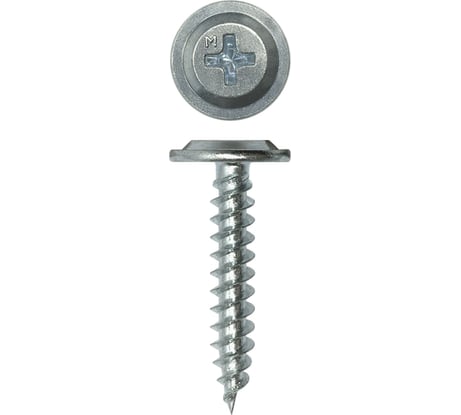 Саморез Daxmer с прессшайбой ПШ 4,2x25 острый цинк усиленный 500 шт 00-00463389