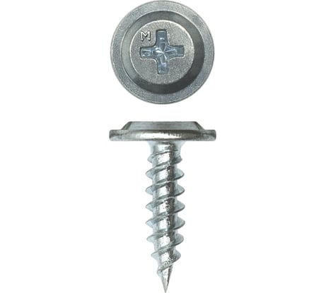 Саморез Daxmer с прессшайбой ПШ 4,2x16 острый цинк усиленный 1000 шт 00-00463378