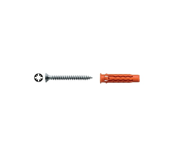 Нейлоновый дюбель c шурупом 6х30 Mungo MQ-S 10 шт. 1380051B 1