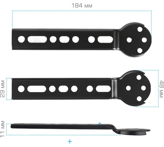 Комплект адаптеров KROMAX ADAPTER-400 black 90374