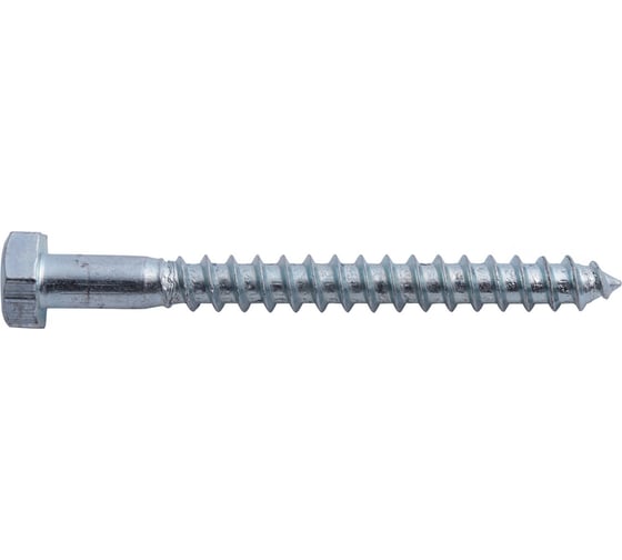 Сантехнический шуруп ЦКИ DIN 571, 12x200 мм, Ц, SW19, 10 шт. 3389 1