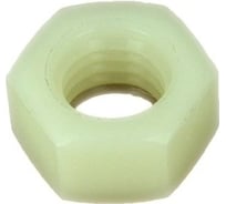 Гайка ЦКИ DIN 934, М6, полиамид, SW10, аналог ГОСТ 5915-70, DIN 555, 200 шт. 14654