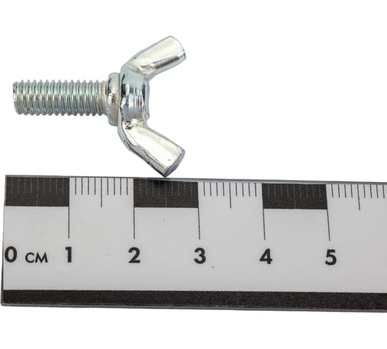 Винт-барашек ЦКИ М6x16 мм, ~DIN 316, Ц, 50 шт. 47598